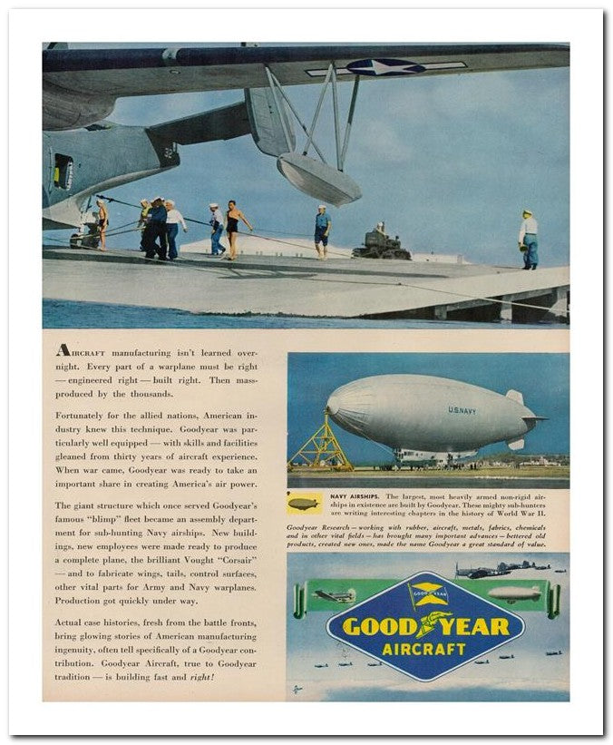 8x10 Vintage Ad 1944 Good Year 02062503123