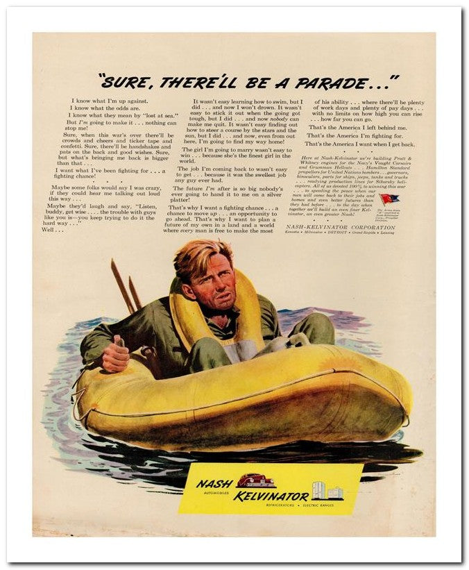 8x10 Vintage Ad 1944 Sure There Ll Be A Parad E 02062503154