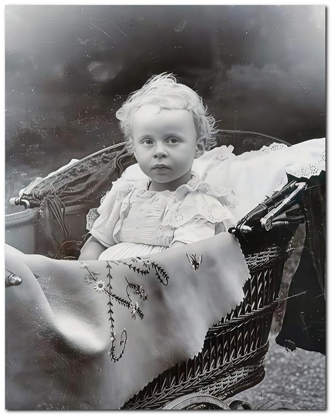 Belle Epoque Children 1896 Pram 8x10 Photo Print 23052500003