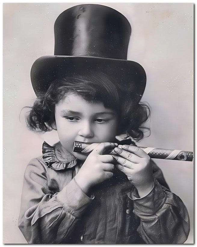 Belle Epoque Children 1908 Penny Whistle 8x10 Photo Print 23052500243