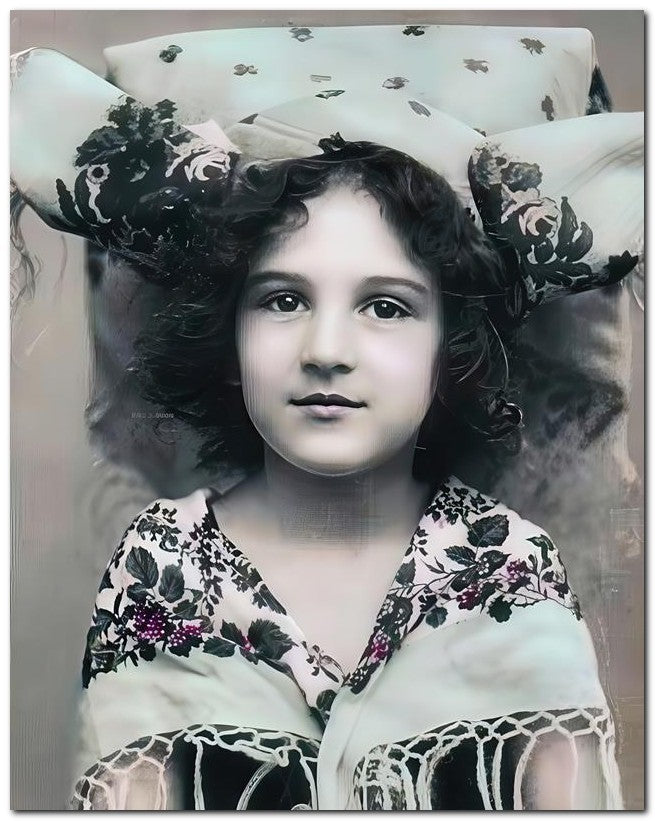Belle Epoque Children 1909 Cute Sweetie 8x10 Photo Print 23052500273