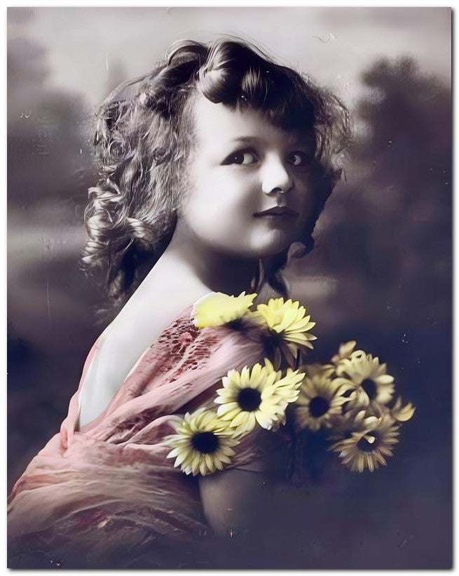 Belle Epoque Children 1910 Child Girl 8x10 Photo Print 23052500487