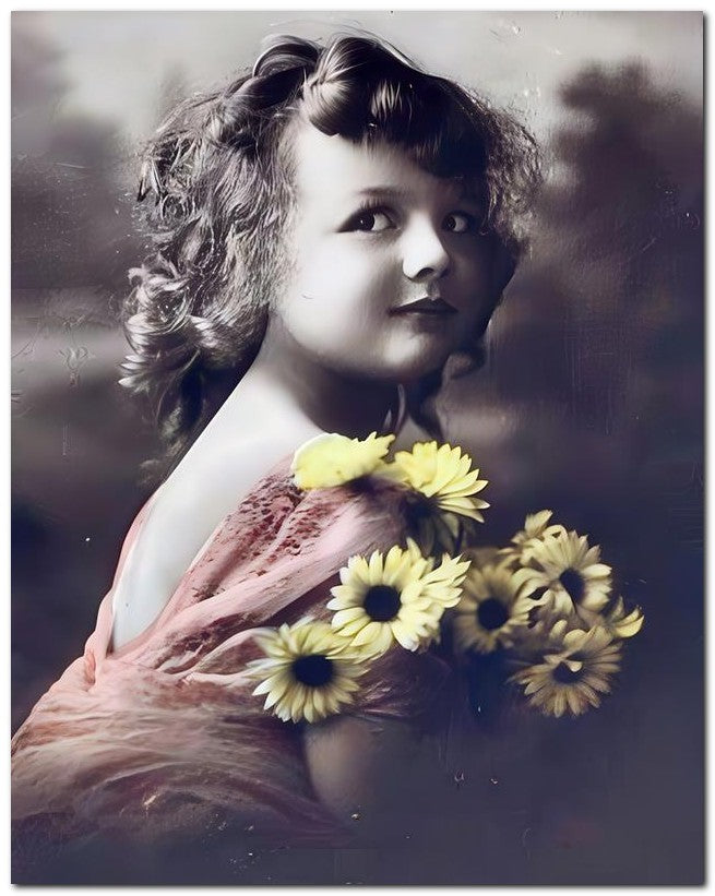 Belle Epoque Children 1910 Cutie Daisy 8x10 Photo Print 23052500539