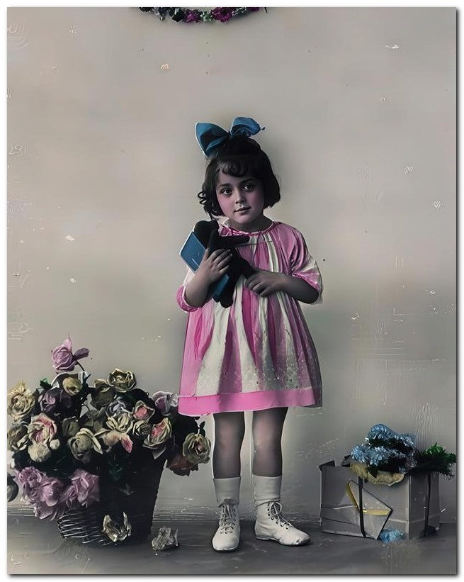 Belle Epoque Children 1910 Doves Gifts 8x10 Photo Print 23052500593