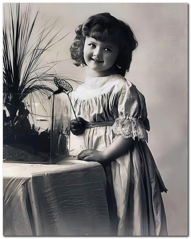 Belle Epoque Children 1910 Fish Bowl 8x10 Photo Print 23052500626