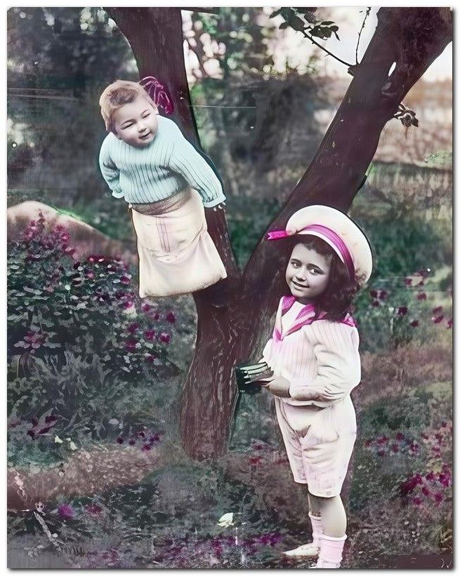 Belle Epoque Children 1910 For Sale Baby 8x10 Photo Print 23052500639
