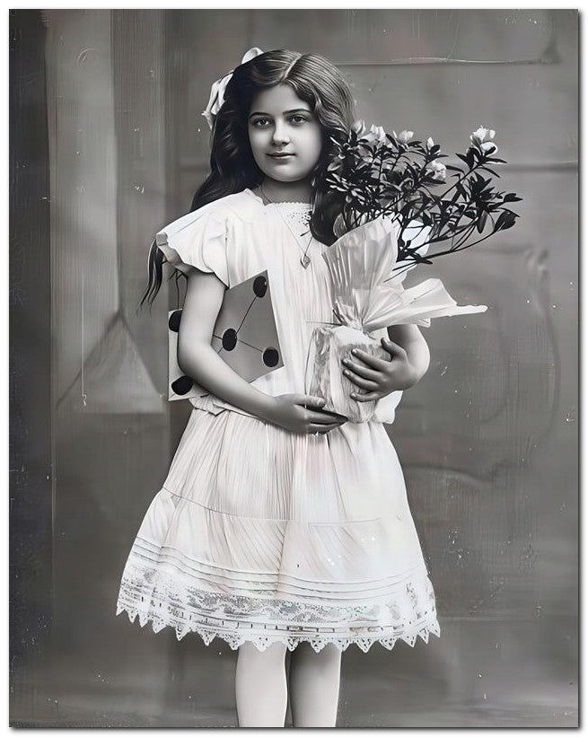 Belle Epoque Children 1910 Letter Gifts 8x10 Photo Print 23052500785