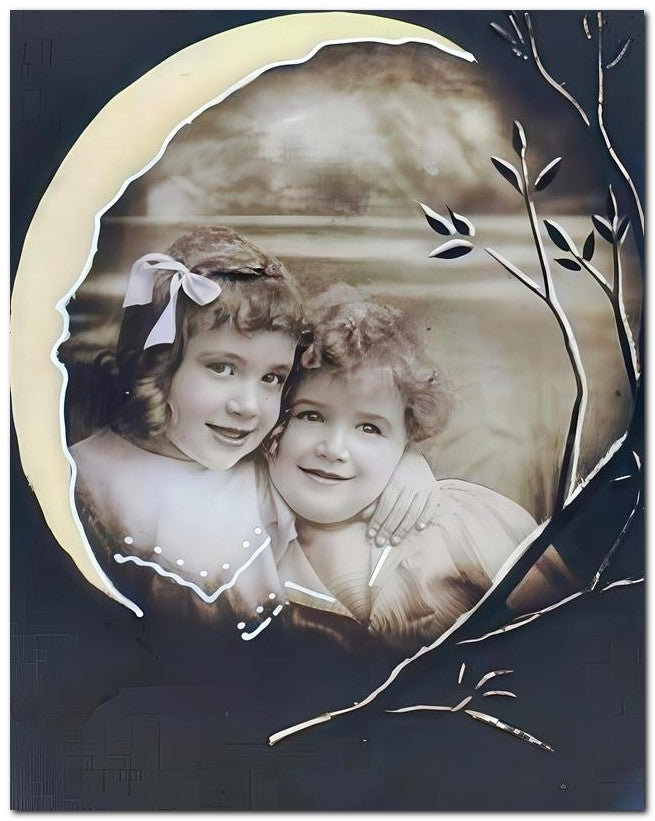 Belle Epoque Children 1910 Moon Kids 8x10 Photo Print 23052500826
