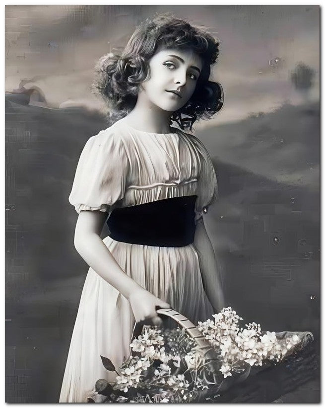 Belle Epoque Children 1910 Pick Flowers 8x10 Photo Print 23052500868