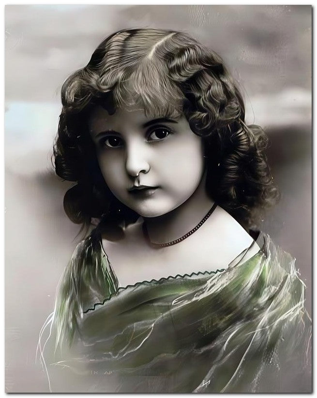 Belle Epoque Children 1910 Shy Cutie 8x10 Photo Print 23052500954