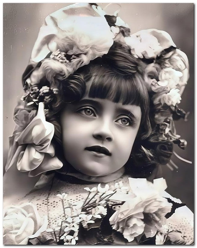 Belle Epoque Children 1910 Small Beauty 8x10 Photo Print 23052500966