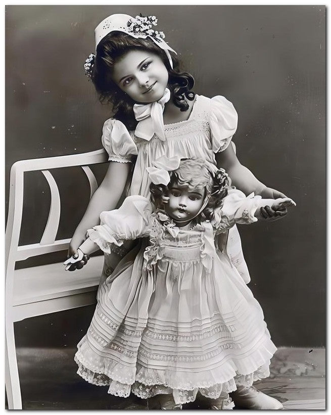 Belle Epoque Children 1910 Walk Doll 8x10 Photo Print 23052501034