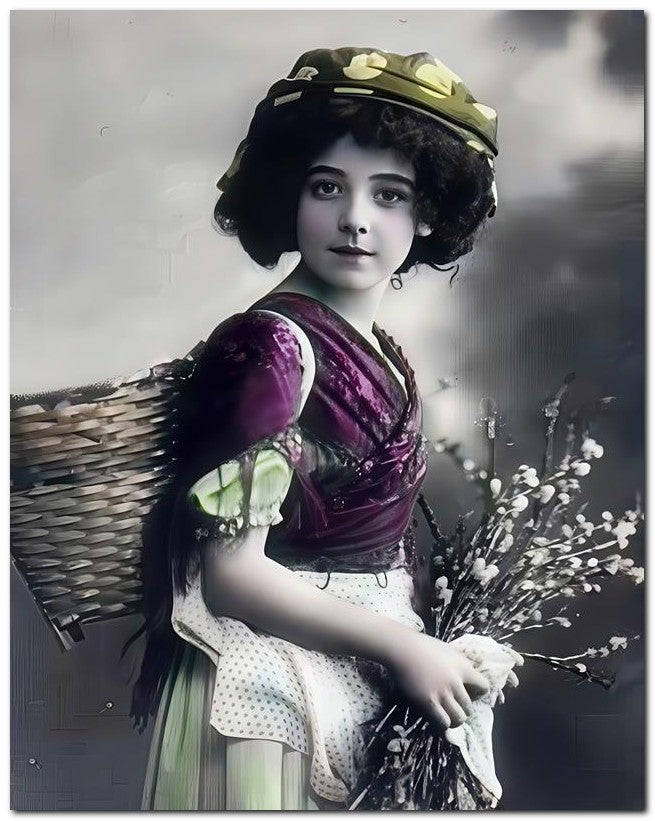 Belle Epoque Children 1910 Willows 8x10 Photo Print 23052501047