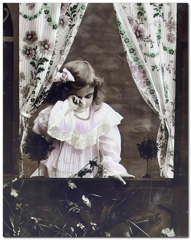 Belle Epoque Children 1910 Window Cry Doll 8x10 Photo Print 23052501048
