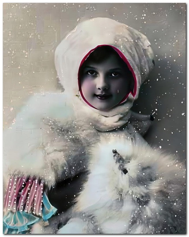Belle Epoque Children 1910 Winter Ready 8x10 Photo Print 23052501054