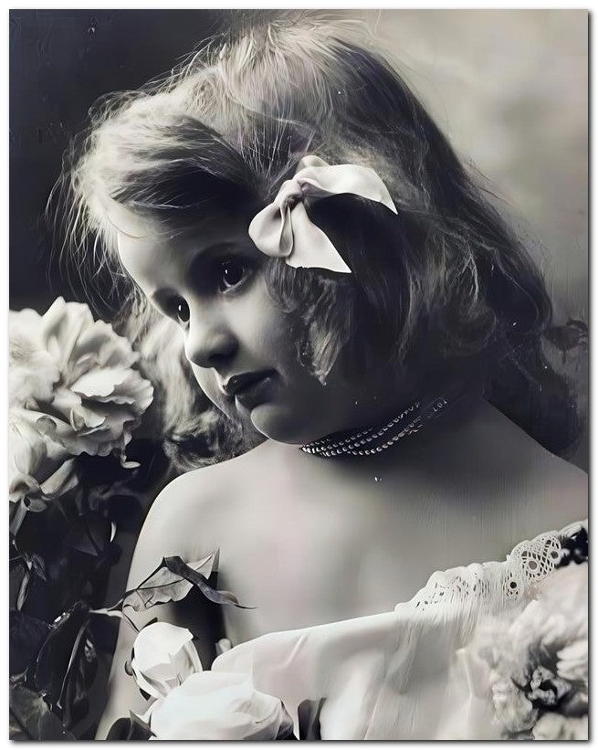 Belle Epoque Children 1912 Shy 8x10 Photo Print 23052501174