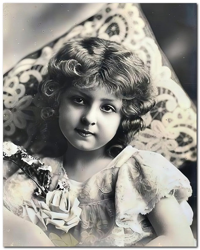 Belle Epoque Children 1913 Pillow Cutie 8x10 Photo Print 23052501214