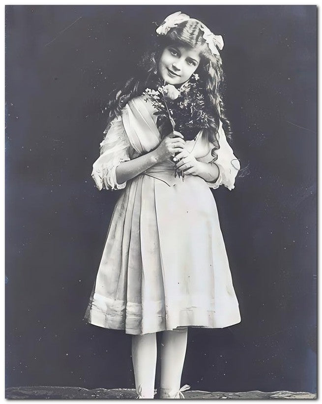 Belle Epoque Children 1914 Bows Hair 8x10 Photo Print 23052501232