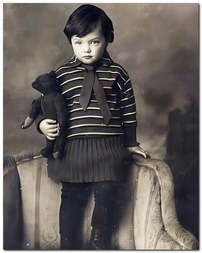 Belle Epoque Children Photo Child Bear 8x10 Photo Print 23052501388