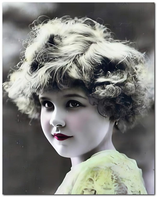 Belle Epoque Children Tint Cute Girl 8x10 Photo Print 23052501409