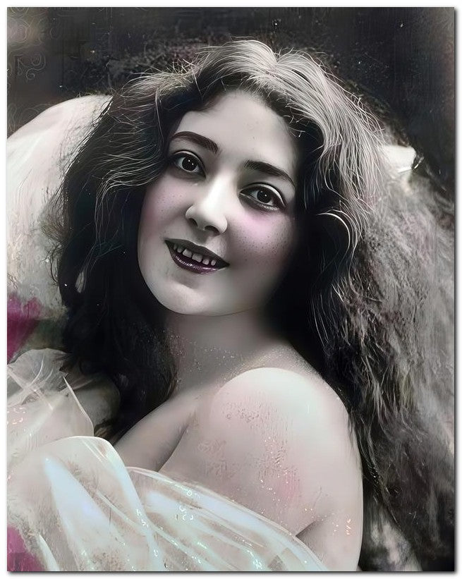 French Belle Epoque Fashion 1900's Longhair 8x10 Photo Print 23052501428
