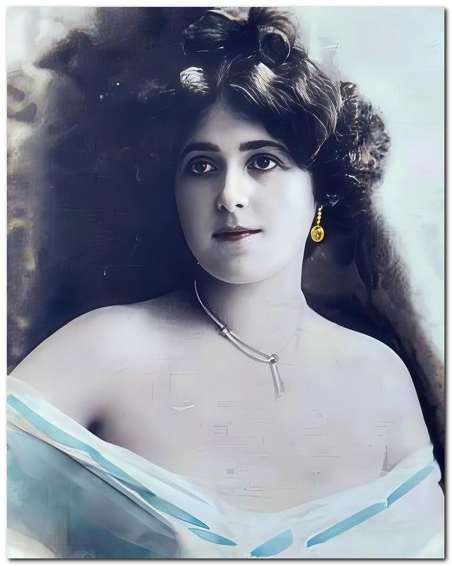 French Belle Epoque Fashion 1900's Pretty Eyes 8x10 Photo Print 23052501432