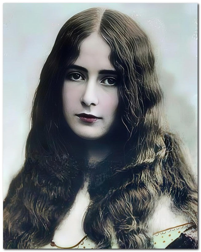 French Belle Epoque Fashion 1904 Long Hair 8x10 Photo Print 23052501469