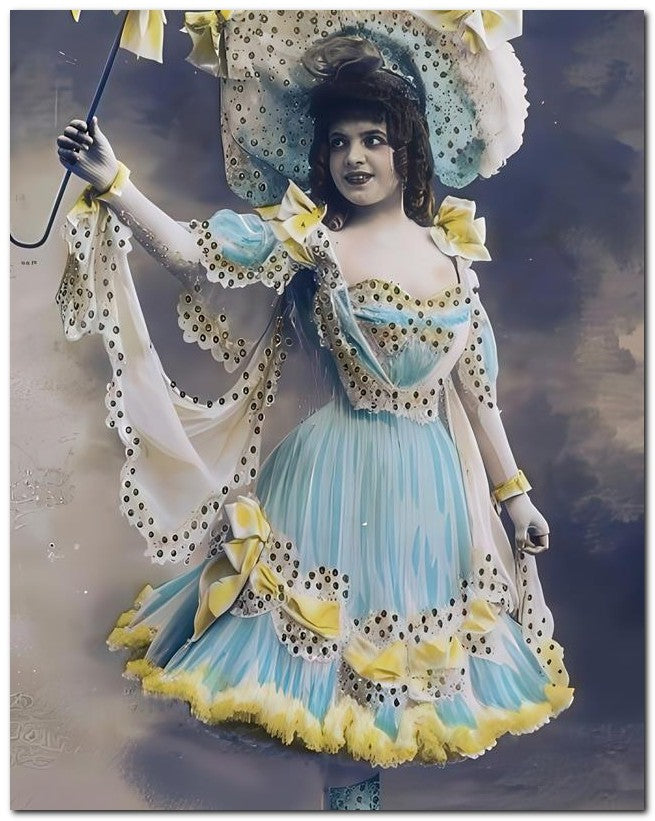 French Belle Epoque Fashion 1904 Show Lady 8x10 Photo Print 23052501474