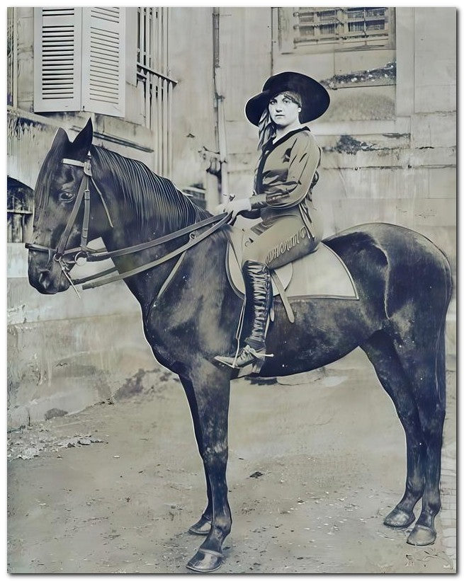 French Belle Epoque Fashion 1905 Cow Girl 8x10 Photo Print 23052501505