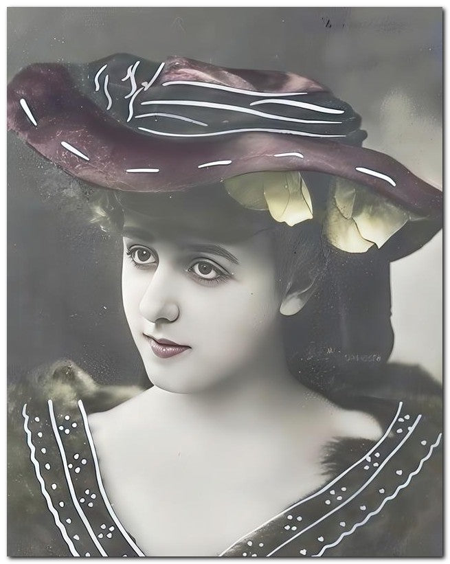 French Belle Epoque Fashion 1905 Deco Trim 8x10 Photo Print 23052501515