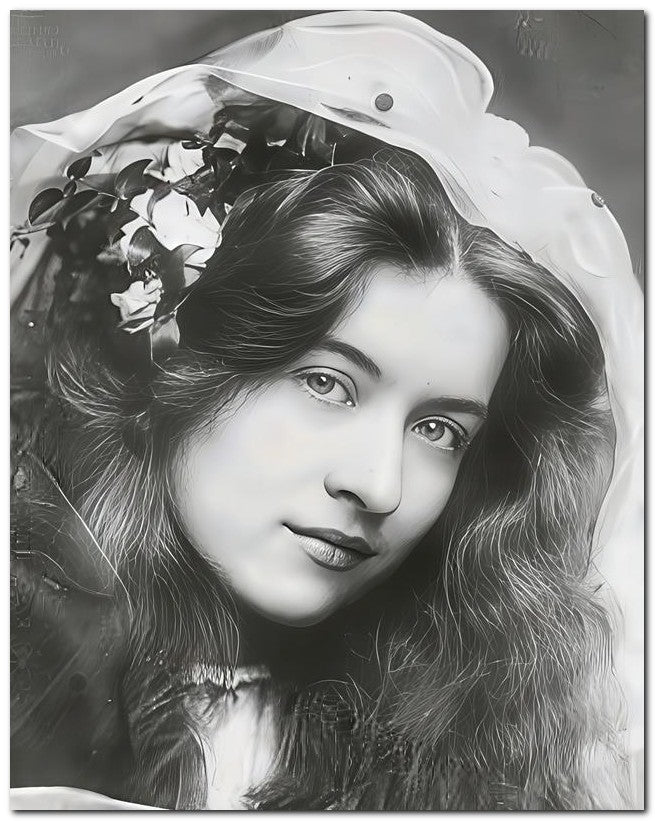 French Belle Epoque Fashion 1906 Long Tresses 8x10 Photo Print 23052501628