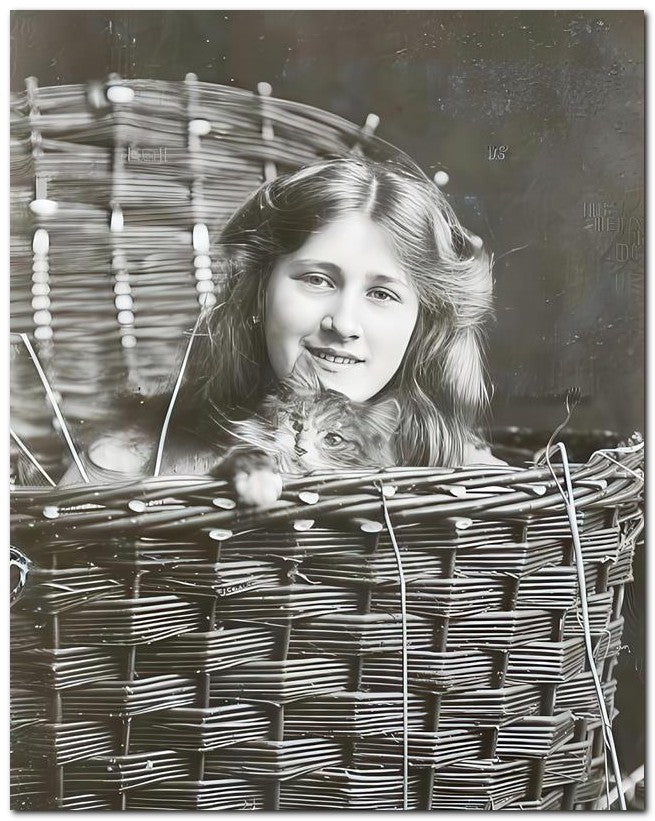 French Belle Epoque Fashion 1906 Purr Fect 8x10 Photo Print 23052501637