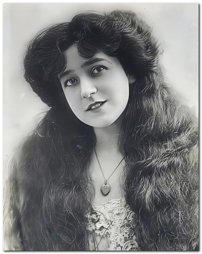 French Belle Epoque Fashion 1906 Thick Hair 8x10 Photo Print 23052501643