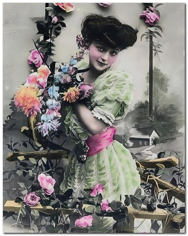 Belle Epoque Fashion 1907 Fleurs De Beaute 8x10 Photo Print 23052501660
