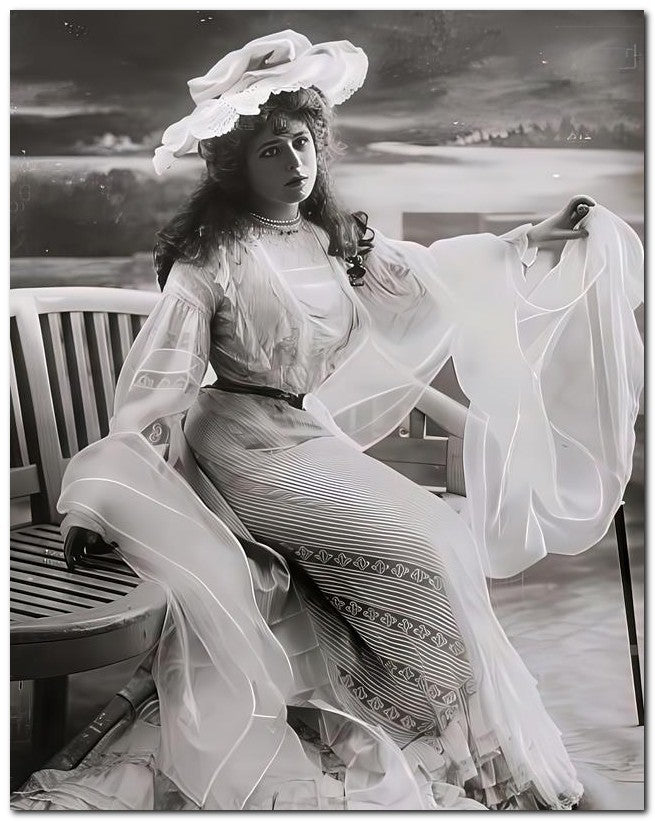 French Belle Epoque Fashion 1907 Wow 8x10 Photo Print 23052501708