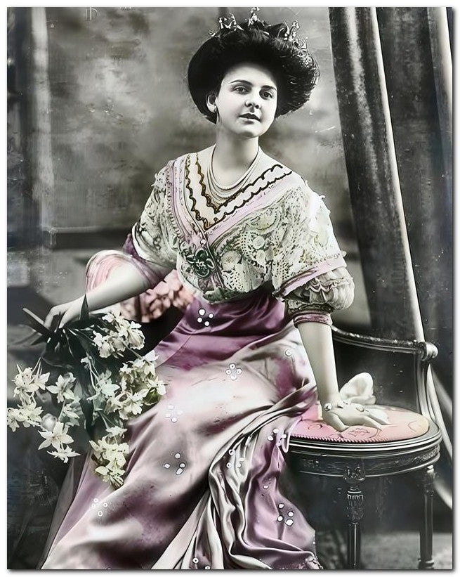 Belle Epoque Fashion 1908 Beautiful Dress 8x10 Photo Print 23052501711