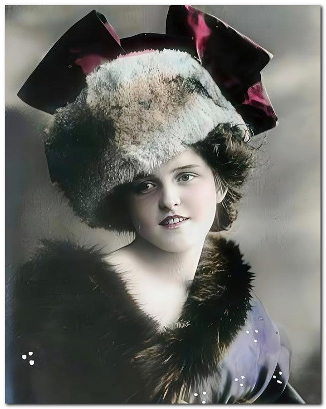 French Belle Epoque Fashion 1909 Cute Hat 8x10 Photo Print 23052501792