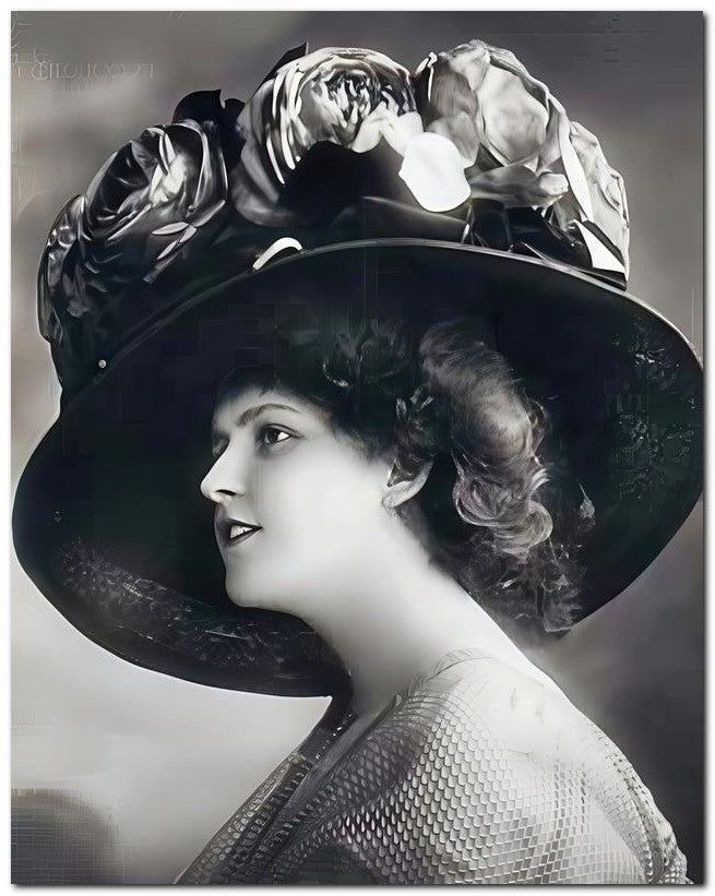 French Belle Epoque Fashion 1909 Fair Lady 8x10 Photo Print 23052501800