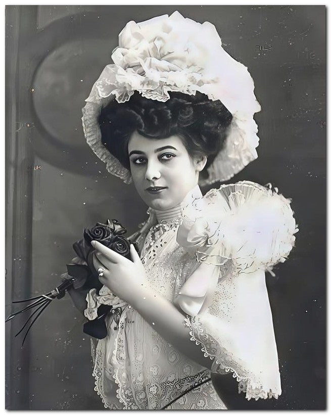 French Belle Epoque Fashion 1909 Fashion Lady 8x10 Photo Print 23052501804