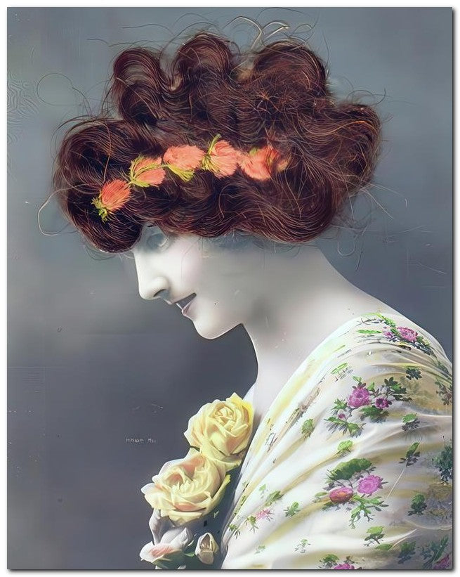 French Belle Epoque Fashion 1909 Human Hair 13 8x10 Photo Print 23052501826