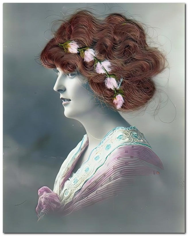 French Belle Epoque Fashion 1909 Human Hair 5 8x10 Photo Print 23052501834