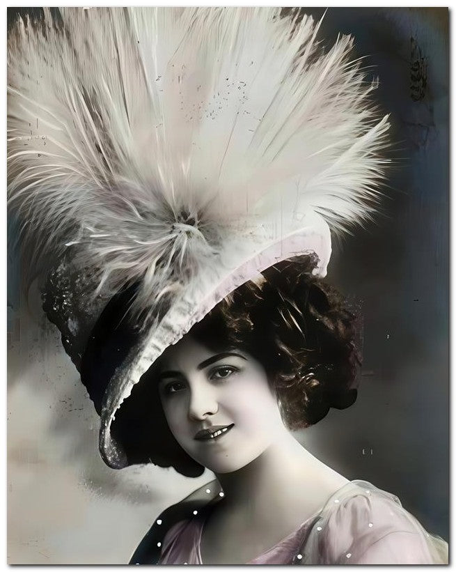 French Belle Epoque Fashion 1909 Pale Pink 8x10 Photo Print 23052501855