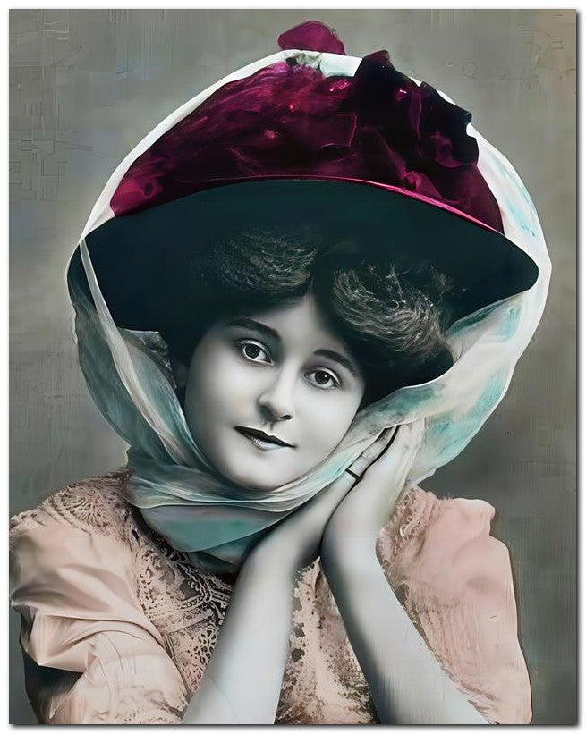 French Belle Epoque Fashion 1909 Pinky Ring 8x10 Photo Print 23052501859