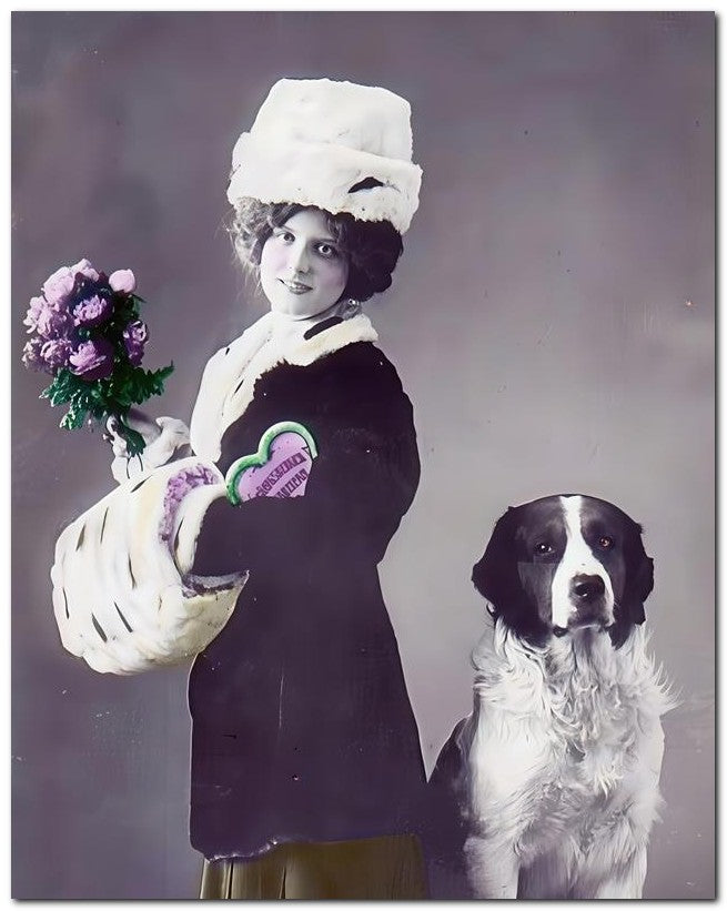 French Belle Epoque Fashion 1910 Benard Muff 8x10 Photo Print 23052501922