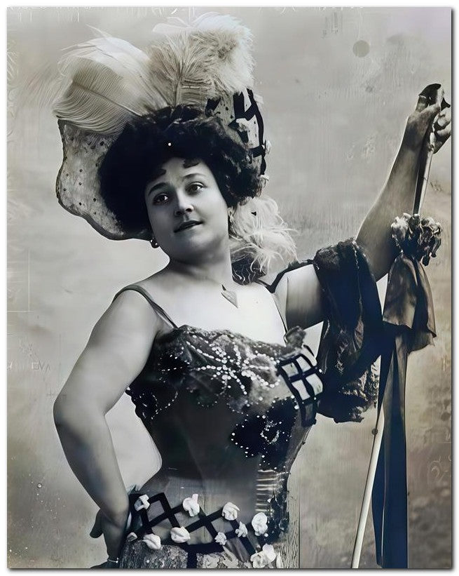French Belle Epoque Fashion 1910 Big gal 8x10 Photo Print 23052501939