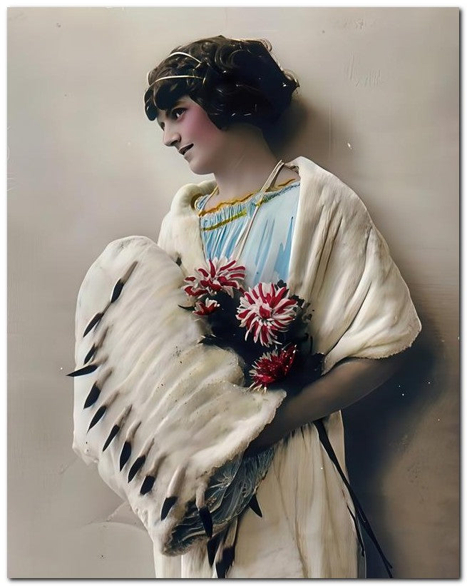 French Belle Epoque Fashion 1910 Big Muff 8x10 Photo Print 23052501947