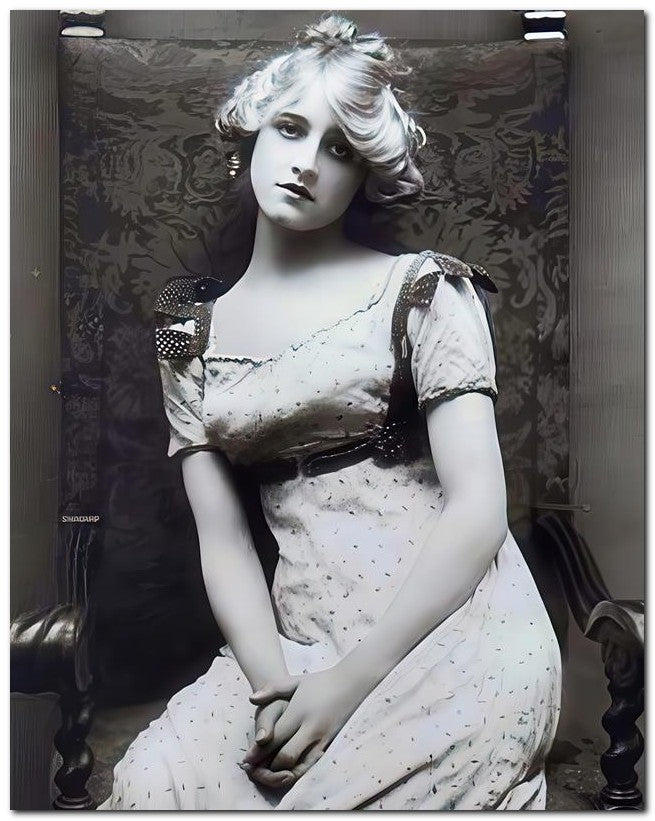 French Belle Epoque Fashion 1910 Blonde Beauty 8x10 Photo Print 23052501961