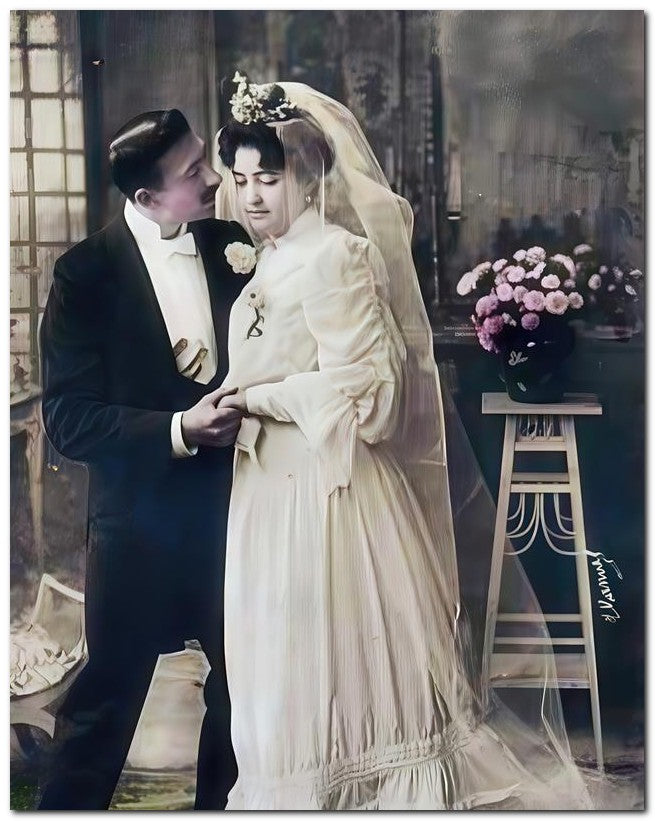 French Belle Epoque Fashion 1910 Bridegroom_1 8x10 Photo Print 23052501984