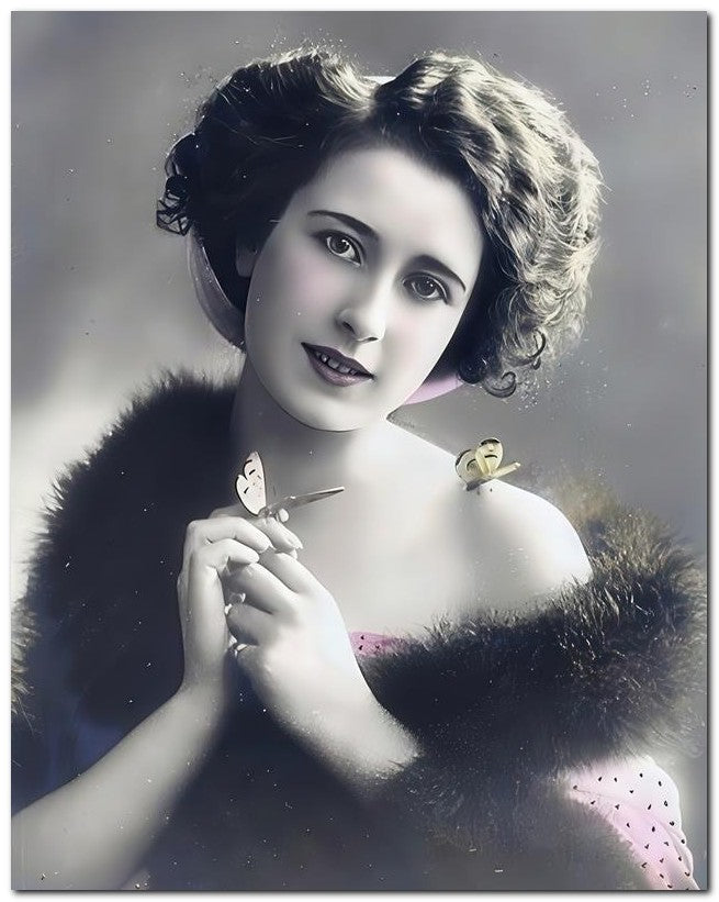 French Belle Epoque Fashion 1910 Butterflies 8x10 Photo Print 23052501997