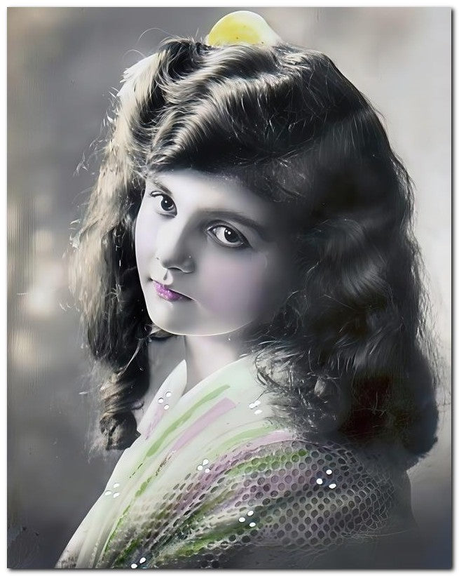 French Belle Epoque Fashion 1910 Child Pretty 8x10 Photo Print 23052502018